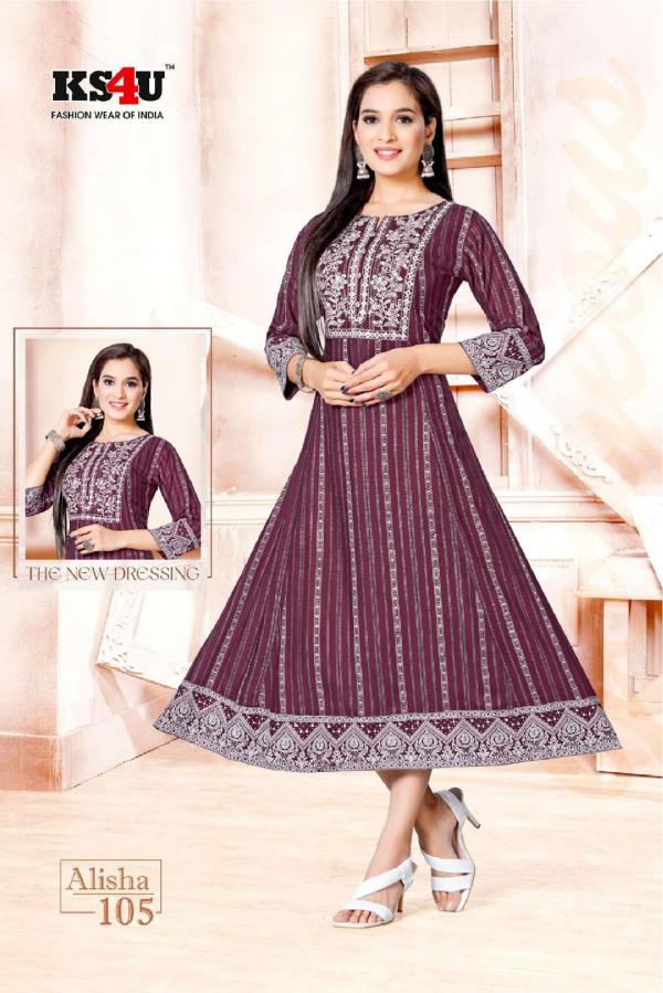 Ks4u Alisha Vol 1 Fancy Designer Exclusive Kurti Collection